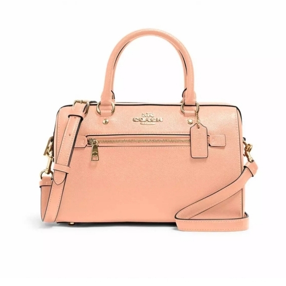 Coach Handbags - 💛🔹️COACH🔹️ Women's Leather Rowan Satchel Handbag Color: Faded Blush NWOT